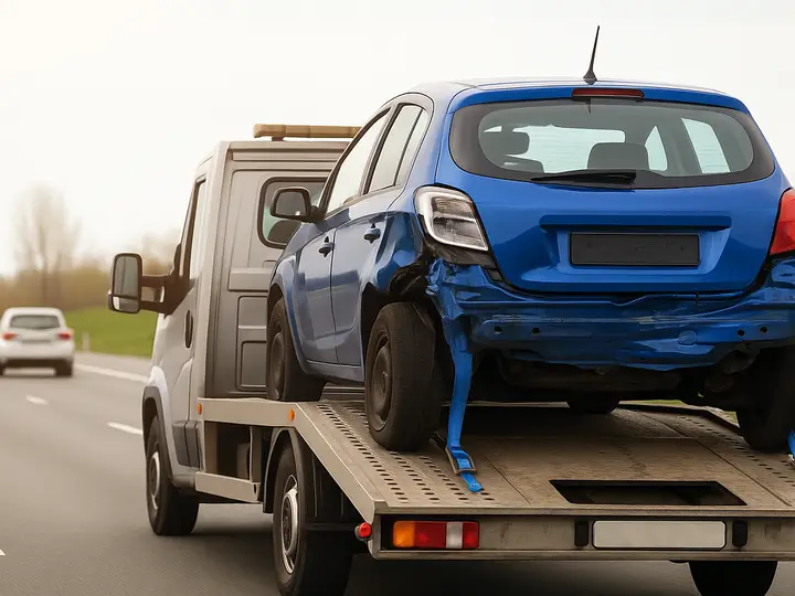 Odtahové vozidlo s plošinou